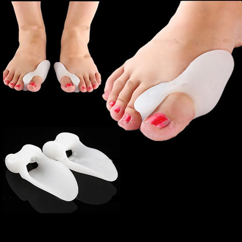 2 PCS = 1Pair Foot Care Gel Tool Bunion Corrector Bone Toe Hallux Straightener Toe pedicure Spreader Valgus Protector Big A2U4 2 PCS = 1Pair Foot Care Gel Tool Bunion Corrector Bone Toe Hallux Straightener Toe pedicure Spreader Valgus Protector Big A2U4