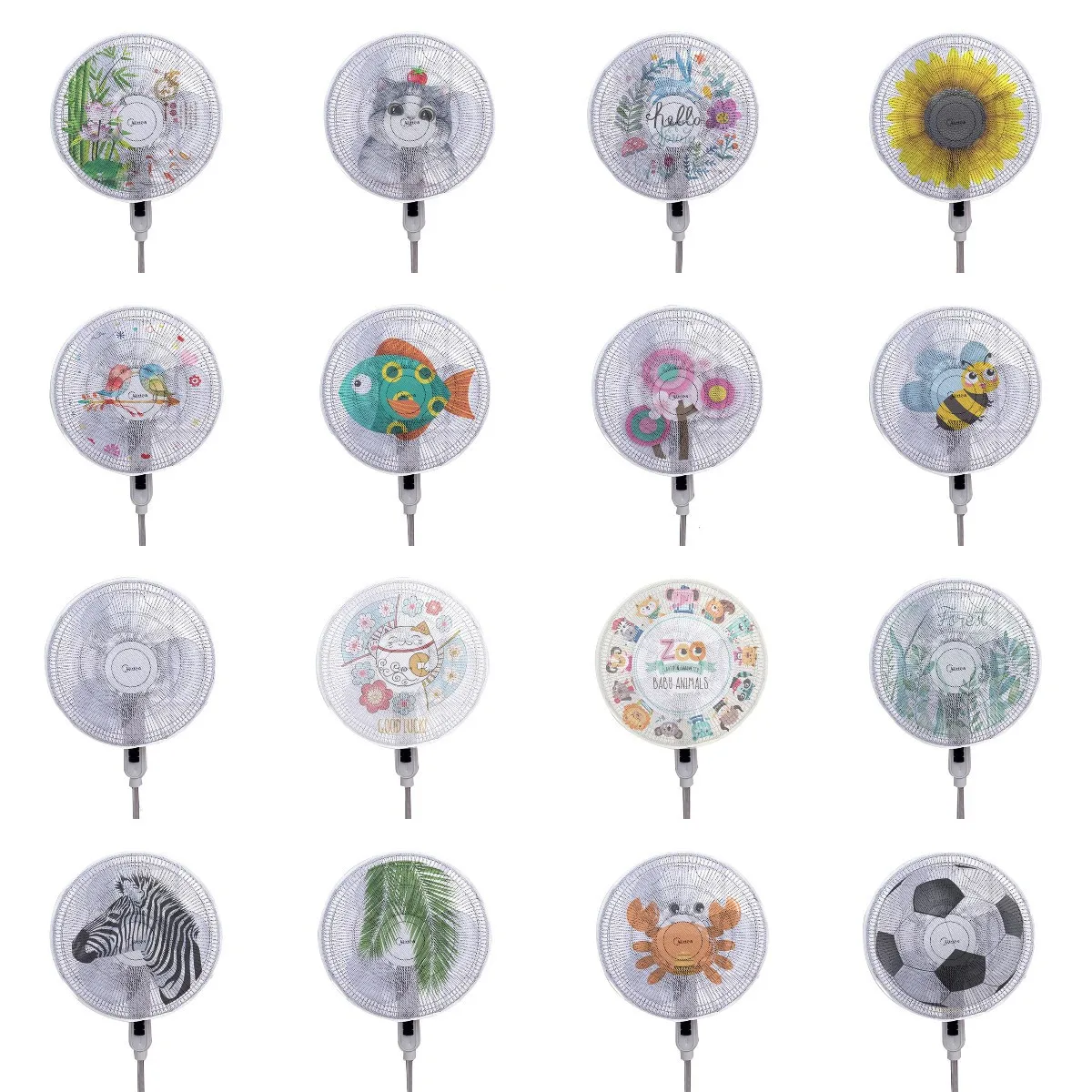 Electric Fans Round Dustproof Cover Revent Fingers Safety Supply Dust Cover Electric Fan Protection Household Dust