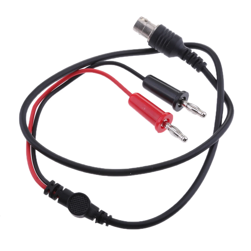 

BNC Female to Dual Banana Plug Test Lead Cable for Oscilloscope (BNC Female to Dual Banana Plug)