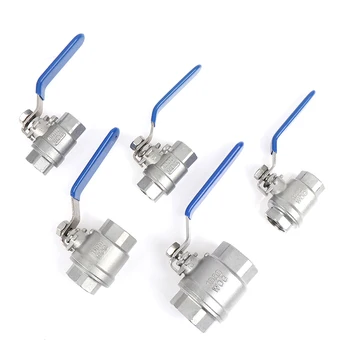 

Female Straight Two-pieces Full Ports 304 Stainless Steel Ball Valve