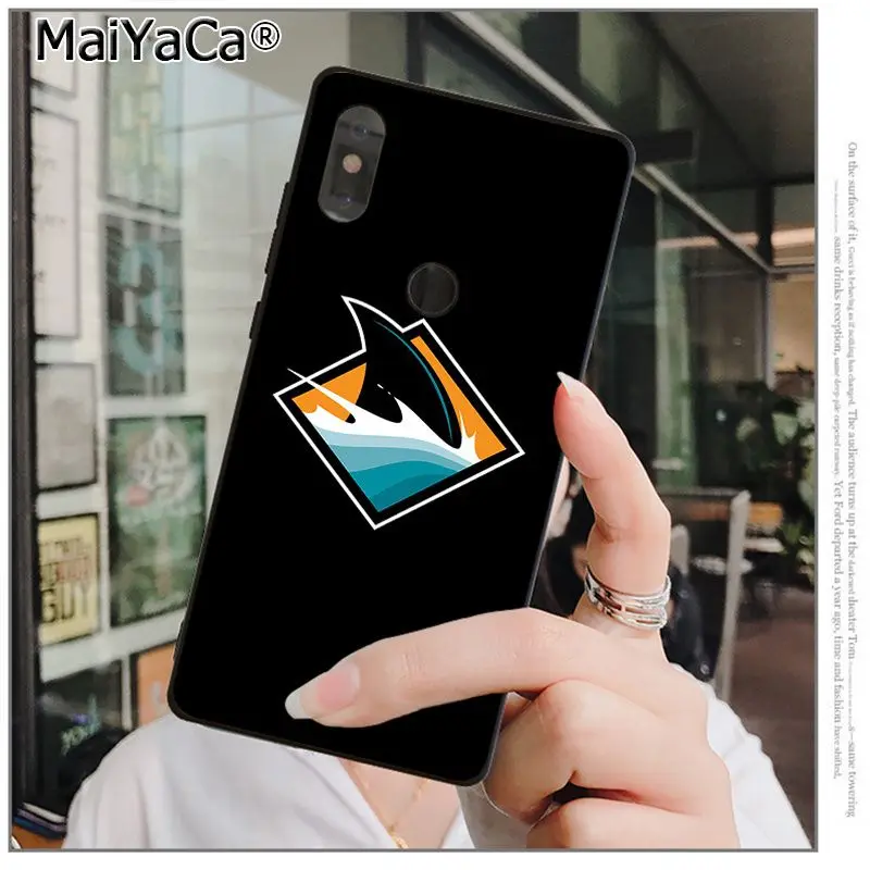 Чехол для телефона MaiYaCa San Jose Sharks высокого качества для xiaomi mi 6 8 se note2 3 mi x2 redmi 5 5plus note 4 5 5 - Цвет: A10