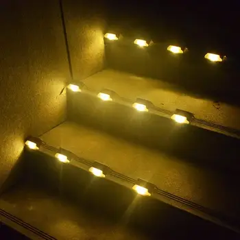 

L Type Building Light Solar Home Outdoor Ground Light Eco-Friendly 4W Walkway Lights Wall Light Deck Lights