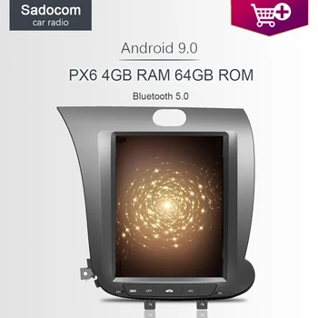 

PX6 DSP Tesla 9.7" Android 9.0 For kia Cerato K3 Forte 2013-2016 Car DVD Player Car Radio Multimedia Navigation GPS autoradio