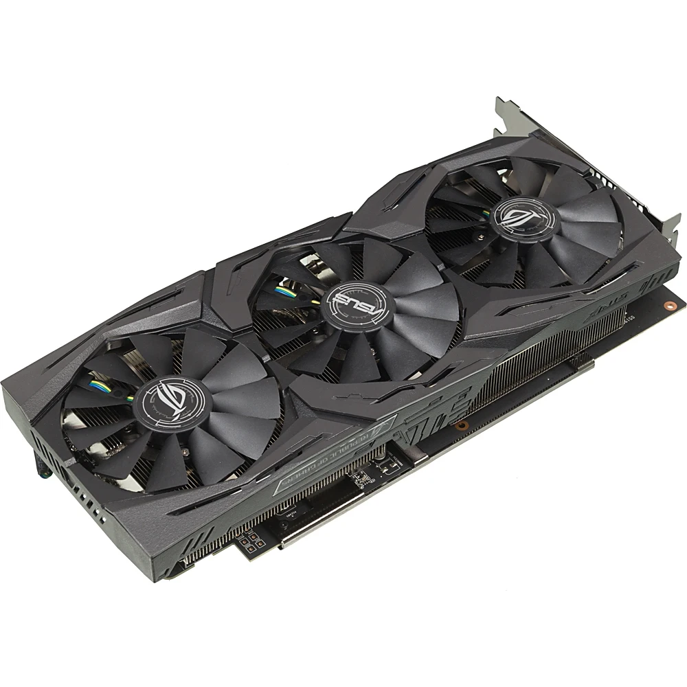Видеокарта ASUS AMD Radeon RX 580, ROG-STRIX-RX580-O8G-GAMING, 8Гб, GDDR5, OC, Ret