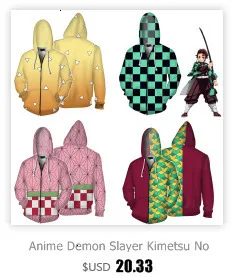 Аниме «Demon Slayer Kimetsu No Yaiba Tanjiro Kamado»; карнавальный костюм; мужские футболки; толстовки; вечерние костюмы на Хэллоуин для женщин; CS017