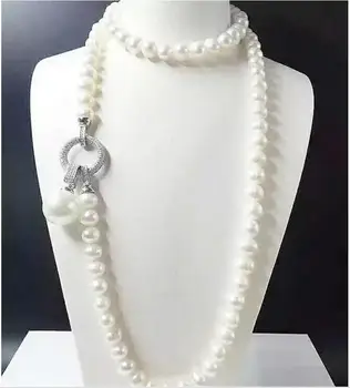 

Fashion jewelry Free Shipping HOT SELL 10-11 mm Freshwater NATURAL PEARL NECKLACE