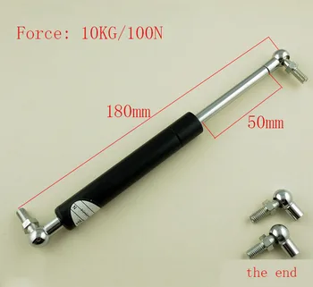 

Free shipping 180mm central distance, 50mm stroke, Ball End Lift Support Auto Gas Spring, Shock absorber