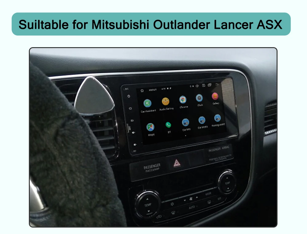 AUTOTOP " 2 Din Android 9,0 мультимедийный плеер для Mitsubishi Outlander, Lancer ASX 2012- головное устройство gps навигация 4G Wifi