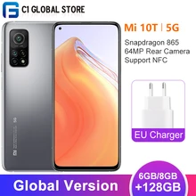 Xiaomi Snapdragon 865 Mi-10t 6GB/8GB 128GB LTE/5G/WCDMA/GSM NFC Quick Charge 4.0 Octa Core