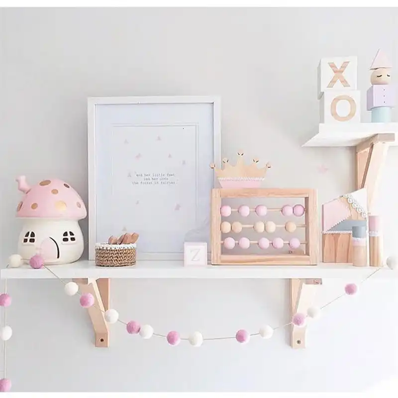 nursery pom pom garland