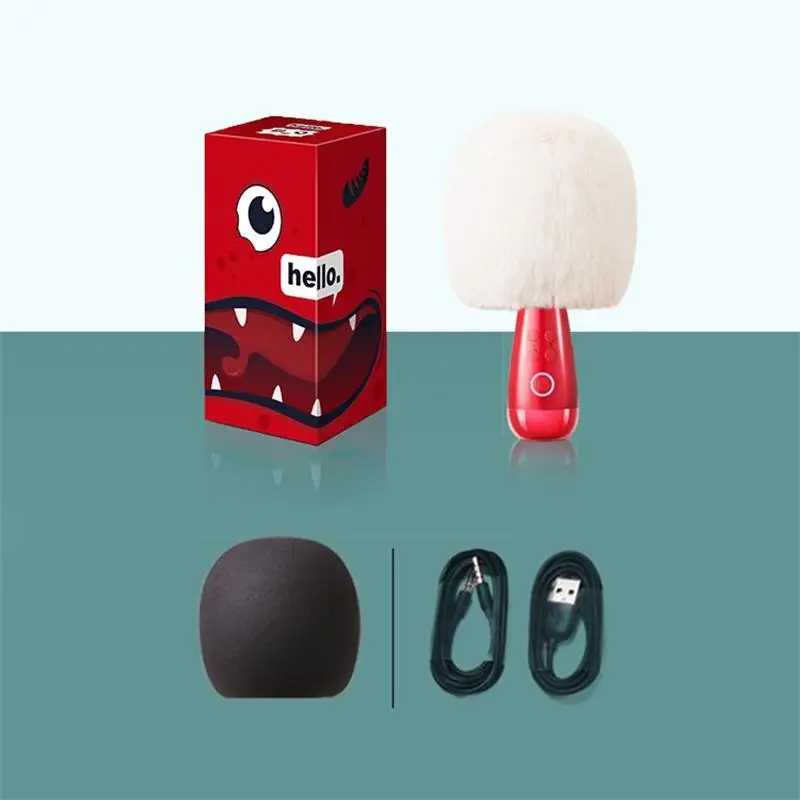 Уникальный дизайн большой яйцо микрофон беспроводной конденсаторный профессиональный микрофон Bluetooth караоке микро-телефон поет для twitch YouTube live