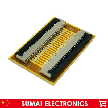 

20 Pin 1.0mm FPC FFC PCB connector socket adapter board,20P flat cable extend for LCD screen interface
