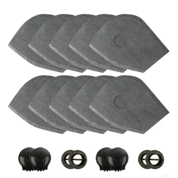 

Activated Carbon Mask Filter Masks Valve Cap 6 Layer Air Cleaner Dust Pollution PM 2.5 Smog Mask Filter Brand New 2020 dropship
