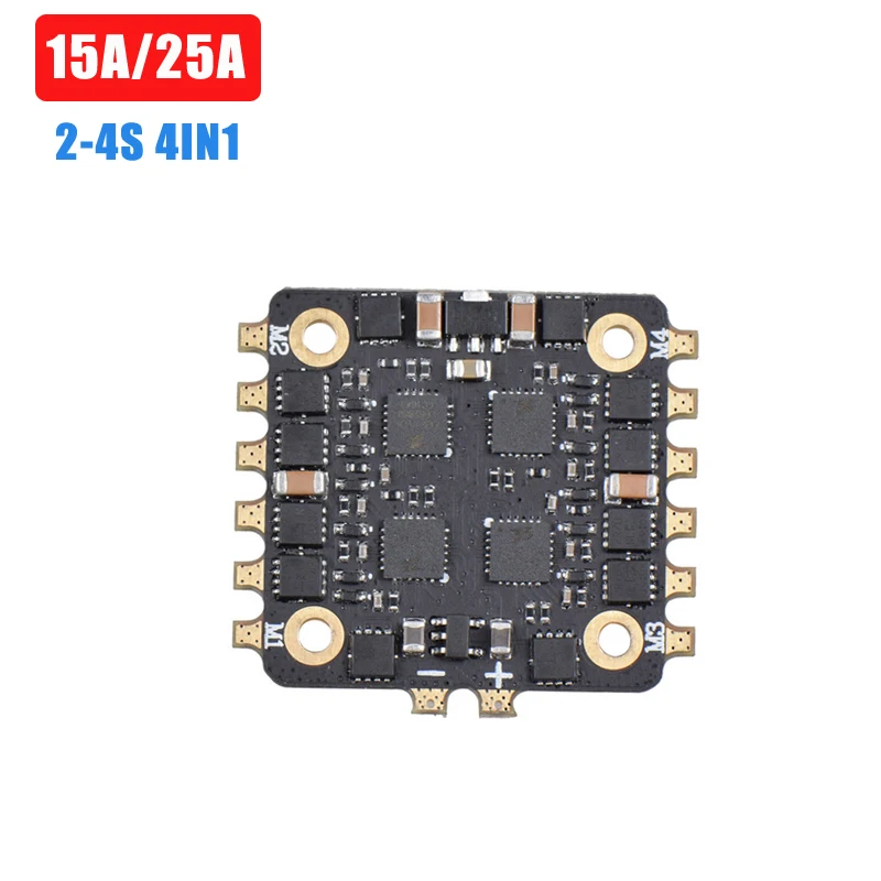 JHEMCU EM15A 20x20 мм 15A/25A BLheli_S 2-4S 4в1 DShot600 бесщеточный ESC для радиоуправляемого дрона FPV гоночный Квадрокоптер Мультикоптер модель игрушки