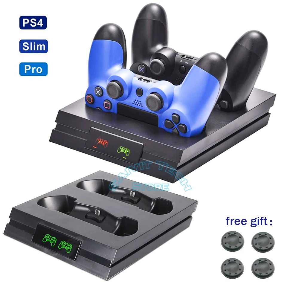 2020 PS4 Pro тонкий контроллер зарядное устройство Подставка PS 4 подставка для