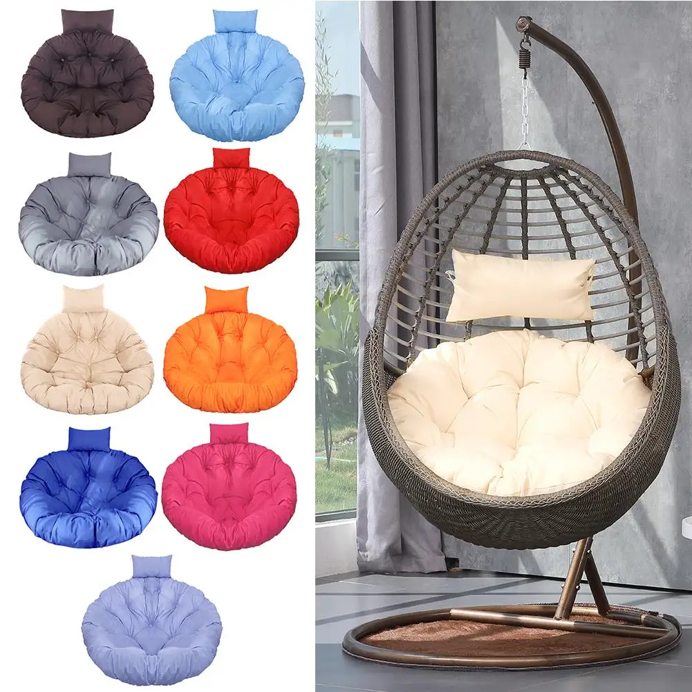 MSM Furniture Waterproof Papasan Chair Cushion,Overstuffed Round OVERSIZED Hanging Egg Swing Chair Pads,Thicken Seat Pad For Outdoor Coffee Diameter:80cm/31inch 
