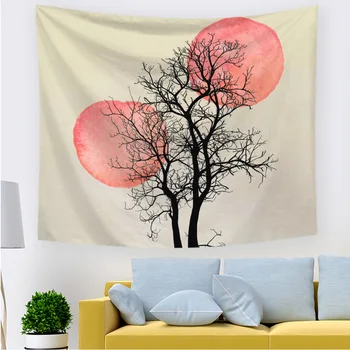 

New creative flower background cloth original home tapestry cover blanket flamingo hanging cloth wall tapestry dorm decor