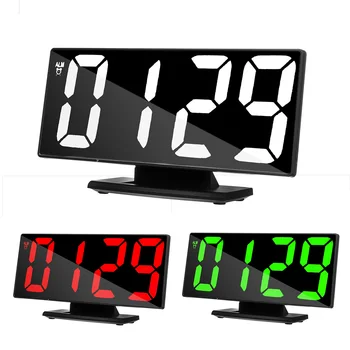 

Digital LCD Screen Alarm Clock Snooze Temperature Thermometer Display Desktop Timing LED Alarm Clocks Home Decor Despertador