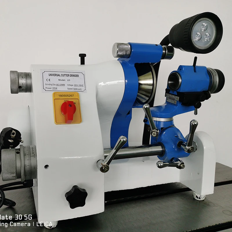 U3 R8 Collets Universal End Mill Cutter Grinder Drill Sharpener Sharpening Machine CE 220V Power Grinding  Machine Tools 3