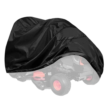 

New Outdoor Black Heavy Duty Riding Lawn Mower Cover Waterproof Protector Mower Covers