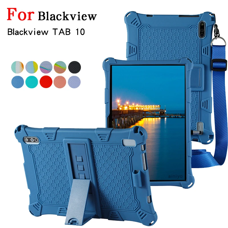 Capa Protetora para Blackview Tab10 10.1 Tablet pc Suporte de Silicone Capa para Blackview Tab 10 Pro