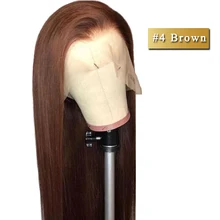 360 синтетический парик их натуральных волос парики 360 парик их натуральных волос для черных женщин 360 парики не Реми волос бразильские прямые волосы