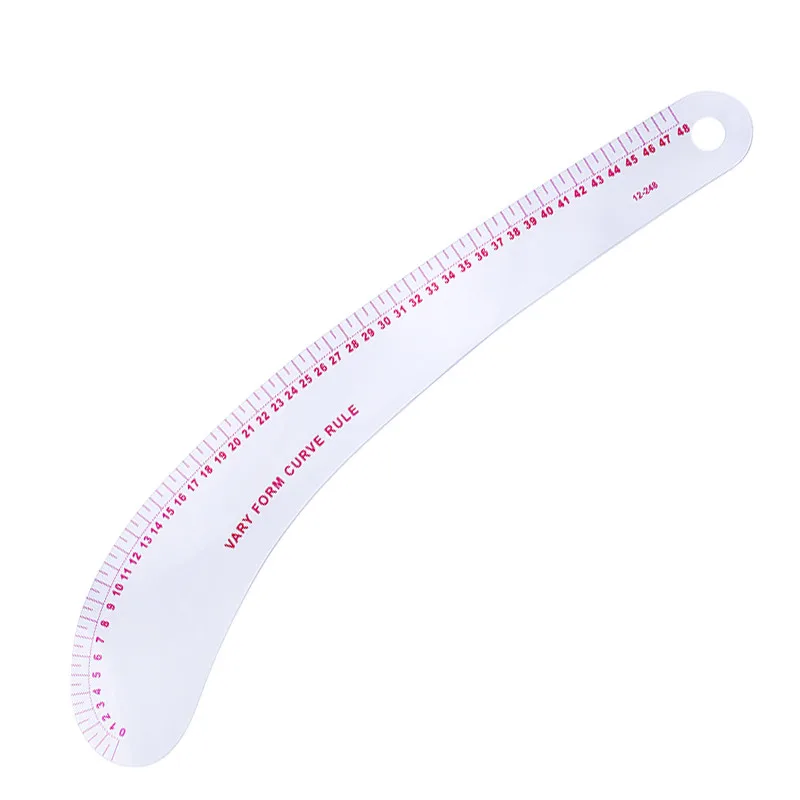 MIUSIE French Curve Rulers Multi-function Ruler Fashion Design Rulers for Fabric Cutting Sewing Measure Template Metric Ruler 