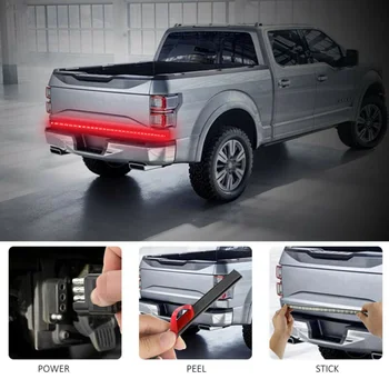 

Tailgate Light Strip Bar Lamp Replacement Parts Accessories 60inch 2-Row