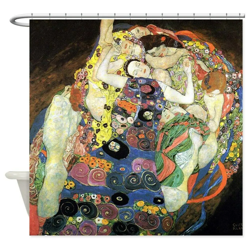Уникальная занавеска для душа Gustav Klimt Virgin