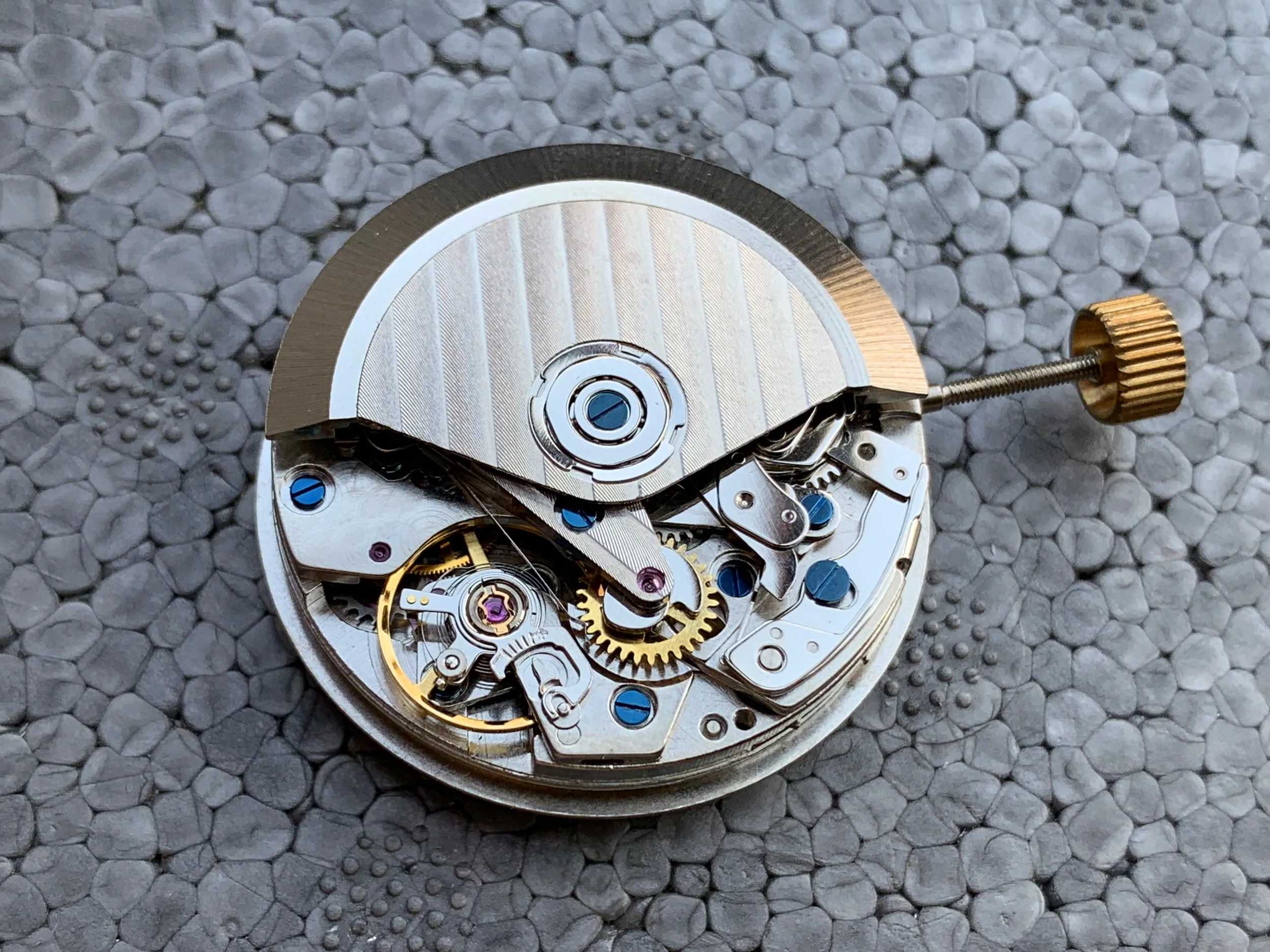 Automatic Watch Movement 3.6.9 hand 4.5 o'clock position date Chronogrpah  For Asian 7750 Mechnical Replacement Repair Movement|Watch Movement| -  AliExpress