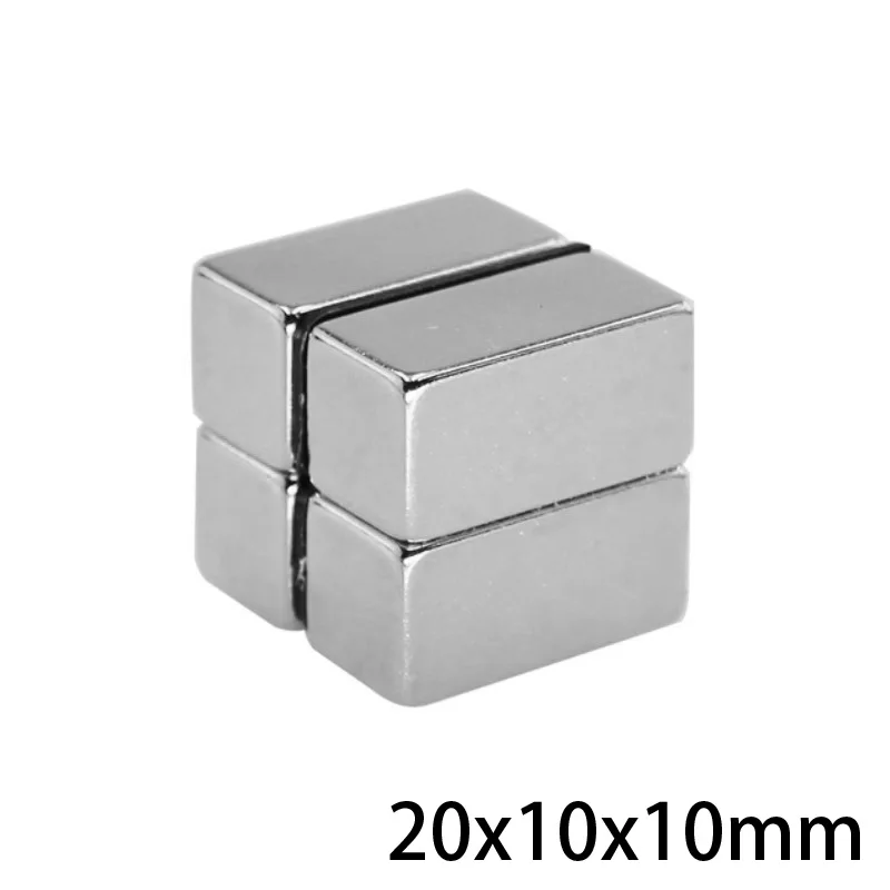 Суперкубический Блок N35 неодимовый магнит 20x10x10 мм 1 ~ 50 шт. 20 * 10 NdFeB сильные магниты