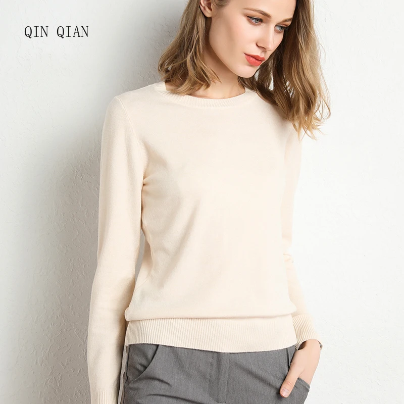 

Autumn Winter new sweater women Knitted Pullover Women Sweater Winter Sweaters Plus Size Cashmere Sweater Women Round neck tops