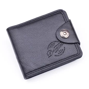 

New Fashion Men Wallet Short PU Leather Wallet Luxury Purse High Capacity Multifunction Foldable Wallets Man Card package