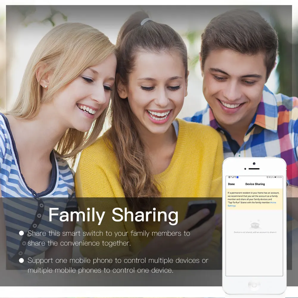 WiFi RF433 Smart Touch Curtain Roller Blinds Motor Switch Tuya Smart Life App Remote Control Works with Alexa Google Home