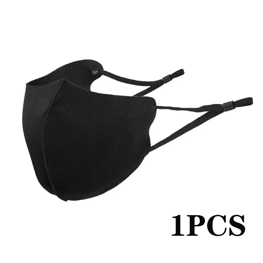 1/3/5pc Activated Carbon Pm2.5 Face Masken Face Mask Black Comfortable Cotton Masks Outdoor Mouth Mask Washable Reuse Face Mask Маска