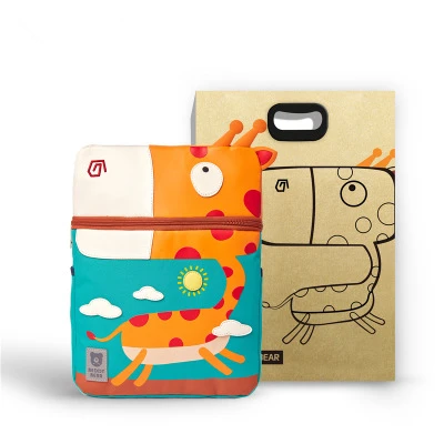 Детская сумка для детского сада, милые школьные рюкзаки с животными для малышей, детская школьная сумка с рисунком, школьные сумки для девочек и мальчиков, mochila - Цвет: Giraffe