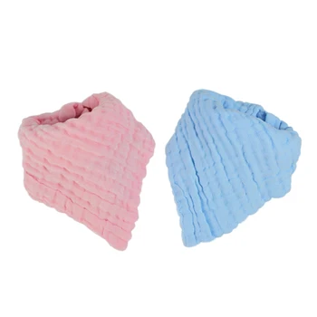 

2pcs Baby cotton bibs Burp soft Muslin Girls Boys Cloth Bandana Bib Smock Accessory newborn infant Stuff 11.11 cheap stuff