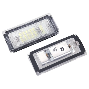 

2Pcs LED Car License Plate Light Accessories For Mini Cooper ONE R50 2001-2006 Convertible R52 2004-2008 Cooper S R53 2001-2006