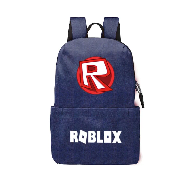 ROBLOX рюкзак для девочек мальчиков подростков детская школьная сумка женская классная сумка mochila feminina школьный рюкзак - Цвет: deep blue c
