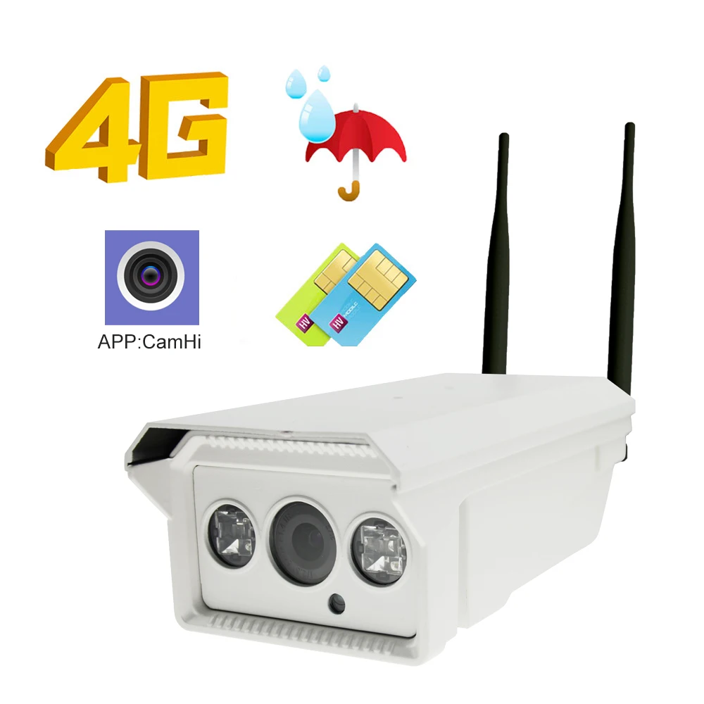 IP камера HISMAHO 3G 4G с SIM картой 1080P HD водонепроницаемая|onvif outdoor|ip cameraip camera 1.3mp |
