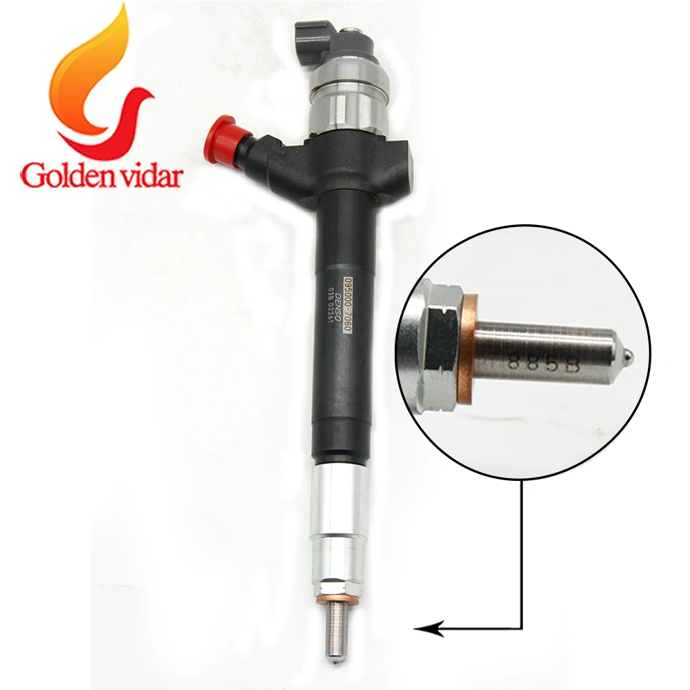 Common rail Инжектор 095000-7060 для Denso, дизельный топливный инжектор 7060, с высоким качеством, подходит для DLLA153P885 клапан 1210454