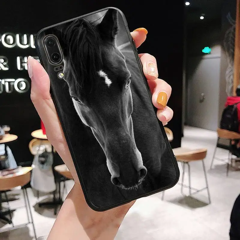 huawei waterproof phone case Horse animal painting pattern Luxury Phone Cover For Huawei P9 P10 P20 P30 Pro Lite smart Mate 10 Lite 20 Y5 Y6 Y7 2018 2019 huawei pu case