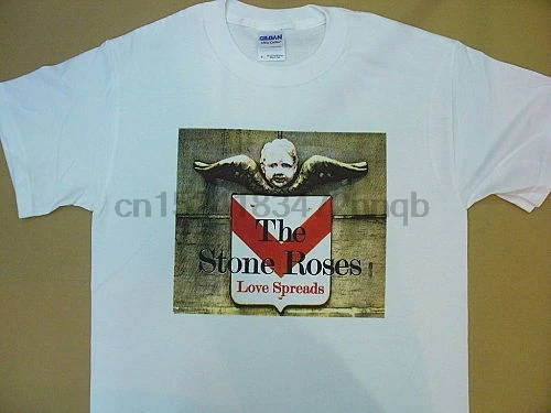 Футболка с надписью THE STONE ROSES LOVE SPREAD (s-xl) | Мужская одежда