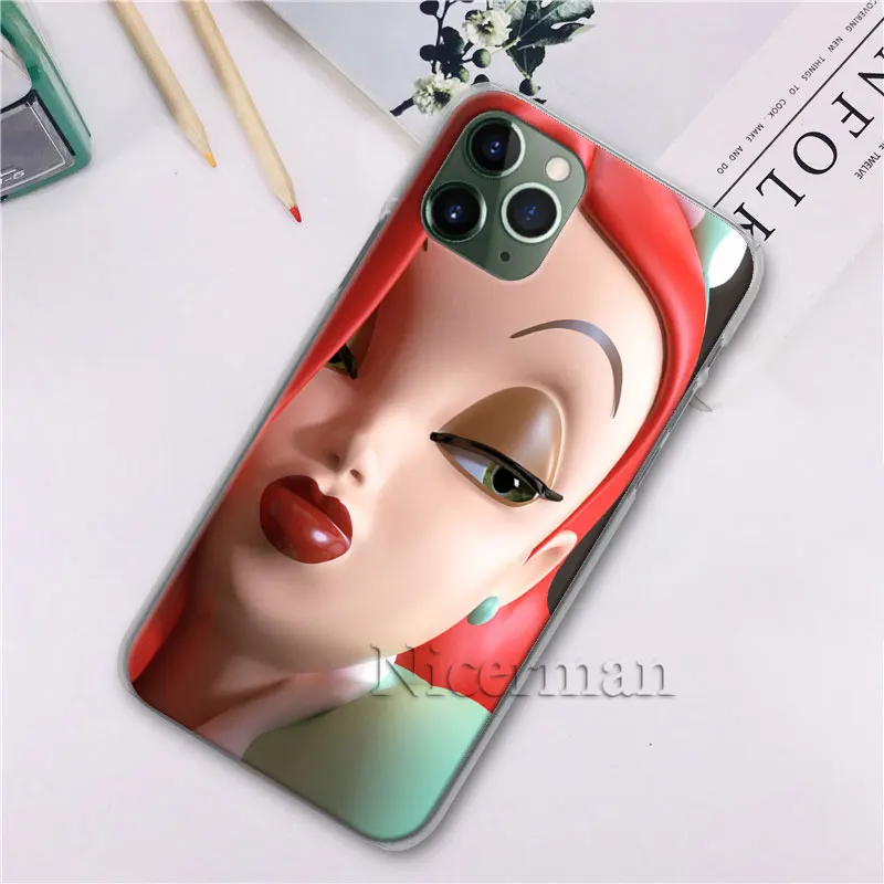 Сексуальный чехол для телефона Jessica Rabbit для Apple iPhone X, XR, XS, 11 Pro Max, 7, 8, 6, 6s Plus, 5 5S, Жесткий Чехол