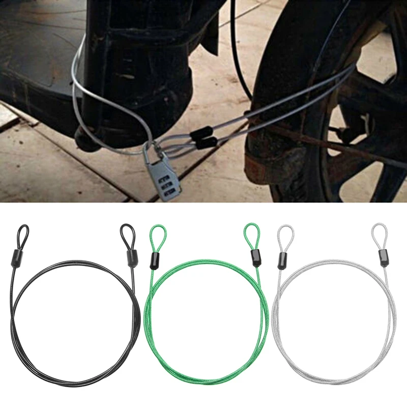 Strong Braided Steel Cable Wire Rope Security Anti theft For Outdoor