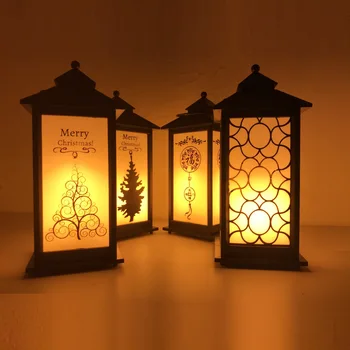 

Retro Christmas Oil Lamp Creative Palace Hallway Restaurant Restaurant Cabaret Atmosphere Decorative Decoration Christmas Flame