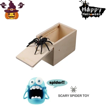 

Halloween Prank Toys for Children Mouse Spider Surprise Box Scare Prank Gifts Kids Toys Surprise Box Fun Scare Funny Toys