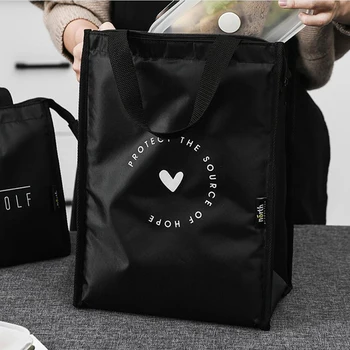 

Caring New Waterproof Oxford Cloth Portable Insulation Lunch Picnic Bag Home Kitchen Food Storage Bag