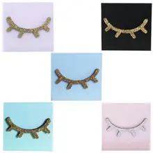 Реквизит для детской фотосъемки розовые блестящие ресницы твердые деревянные квадратные орнаменты детская комната модная мягкая сборка