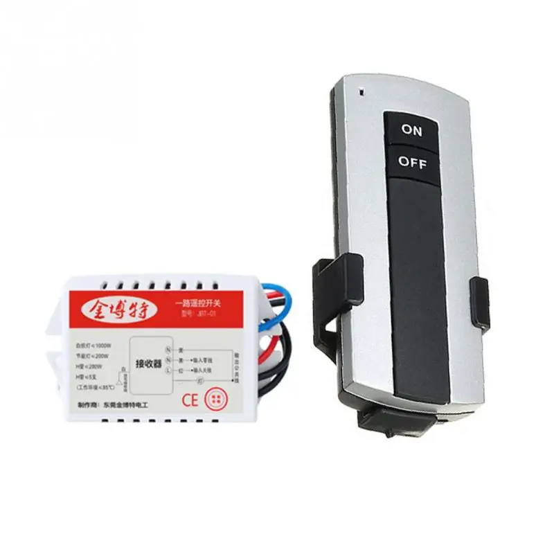  Receiver 1/2/3 Ways Remote Switch Wireless ON/OFF LED Ceiling Lamp 200V-240V Single Channel Light R - 32933698852